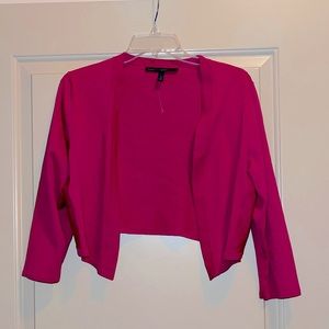 White House black market open front sweater size large